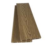 Premium Waterproof Longboard Embossed Wood Plastic Composite Decking
