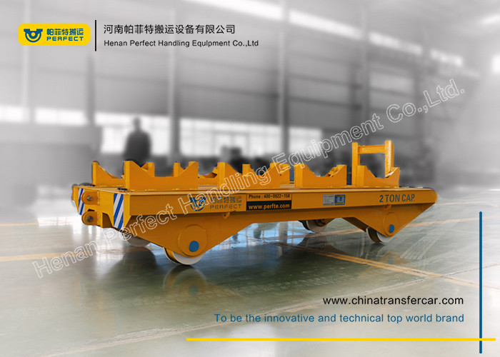 Manual Power Heavy Material Transfer Trolley trailers Facility