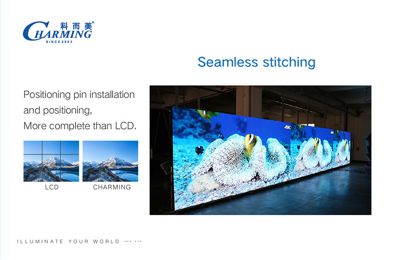 256x192 Indoor Fixed LED Display Screen Anti Collision Multiscene