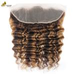 Ear to Ear Peruvian Virgin Human Hair Frontal Customized Lace Frontal 13*4