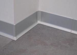 Quality TUV Metal Aluminum Floor Skirting For Kitchen Wall wholesale