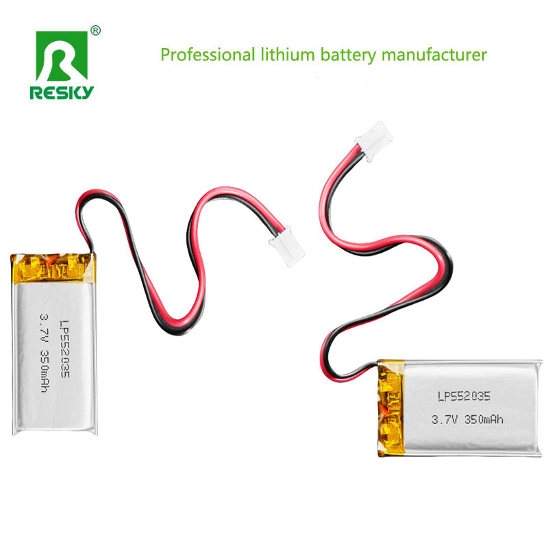 Lithium Ion Battery Cell 502035 3.7v 350mAh Solar Rechargeable Lipo Battery Pack