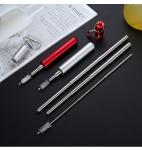 Adjustable Reusable Stainless Steel Straws With Case Party Wedding Use