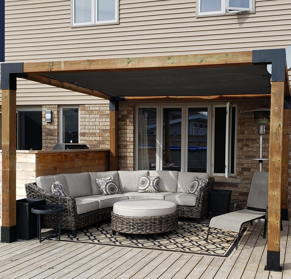 Enhance Your Pergola Kit with 6x6 Lumber Shoulder and Lag Bolts 1mm-12mm Thickness