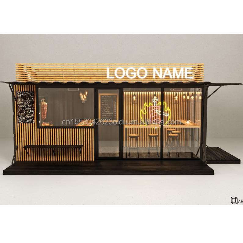 Modern Design Prefabricated Container House for Office/Outdoor Galvanized Steel Bending 180g Tiny Prefab Home Garden House