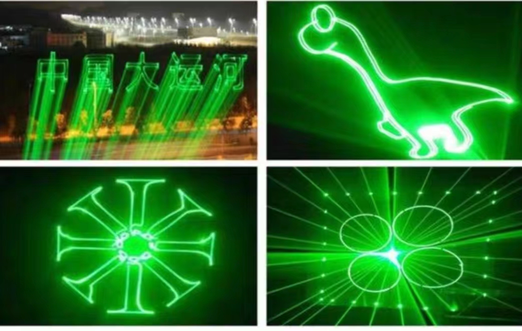 IP33 Rated Multi Laser Light Mini 3W RGB For Outdoors Full Color Animation Disco