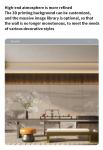 PVC Wall Panel Ceiling Material Skirt Stone Plastic Panel for Hotel