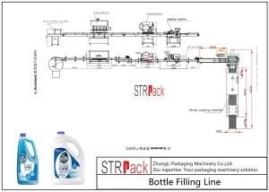 Quality Foaming Liquid Filling And Sealing Machine Line For Floor / Glass Cleaner wholesale