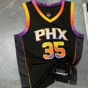 Quality Orange Black NBA Team Jerseys 35 Fabric Basketball Jersey wholesale