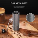Cafe Culture Manual Coffee Grinder Stainless Steel Conical Burr Mini