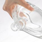 700ml Glass Bottle for Vodka Tequila Rum Liquor Rubber Stopper Sealing Type
