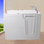 Acrylic walk in bathtub for elder disable people