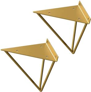 Quality Industrial Mid Century Modern Wall Shelf Support with Powder Coating Hairpin Brackets wholesale