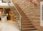 Wooden Steps Floating Steps Staircase Residential Indoor Stairs With Removable