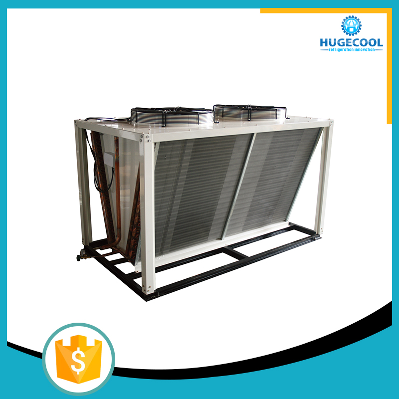 Horizontal tube and shell water cooled condenser
