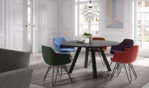 Quality Restaurant Patio Chairs With Metal Legs , Modern Commercial Dining Chairs wholesale