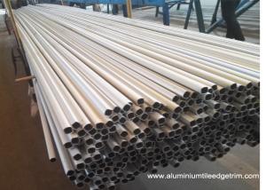 Quality Weather Resistance Round Aluminum Extrusion Profiles 6061 6063 7075 Anodized Silver wholesale