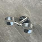 Luxury Polished Chrome Toothbrush Holder Sus304 Nickel Bathroom Toothbrush