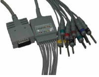 Burdick 10 Leads EKG Cable 4.0/3.0 IEC Standard DB15 Pin EK-10 Talex Free