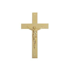 Quality Casket Cross 37×13.7cm Gold Color PP Material Coffin Cross Crucifix wholesale