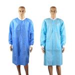 SMS nonwoven visitor gown disposable lab coat lab gown