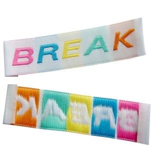 Quality Woven Edge Satin Labels Beanie Supreme Woven Label Top Apparel Labels Tags Maker wholesale