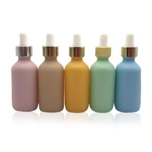 Quality 120ml 240ml Perfume Aromatherapy Boston Round Jars With Droppers wholesale