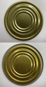 Quality Gold Silver Iron Round Tin Can Lid Cover For Ketchup Luncheon wholesale