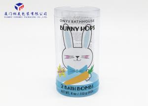 Quality Plastic Cylinder Packaging Tubes Clear PVC Packaging Boxes For Pack Bath Bomb wholesale