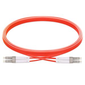 Quality LC UPC LC UPC Multimode Fiber Optic Cable Duplex 2 Core 0.9mm 2.0mm 3.0mm wholesale