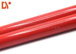 Red Color Plastic Coated Pipe Anti Corrossion 28mm Diameter Long Service Life