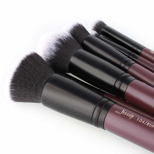 Plum Queen Basic Makeup Brushes Set Waterproof Eco Friendly Makeup Brushes