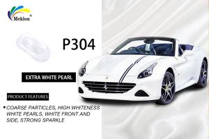 Quality SGS Harmless Pearl White Automotive Paint , Glossy Pearl White Spray Paint For Car wholesale