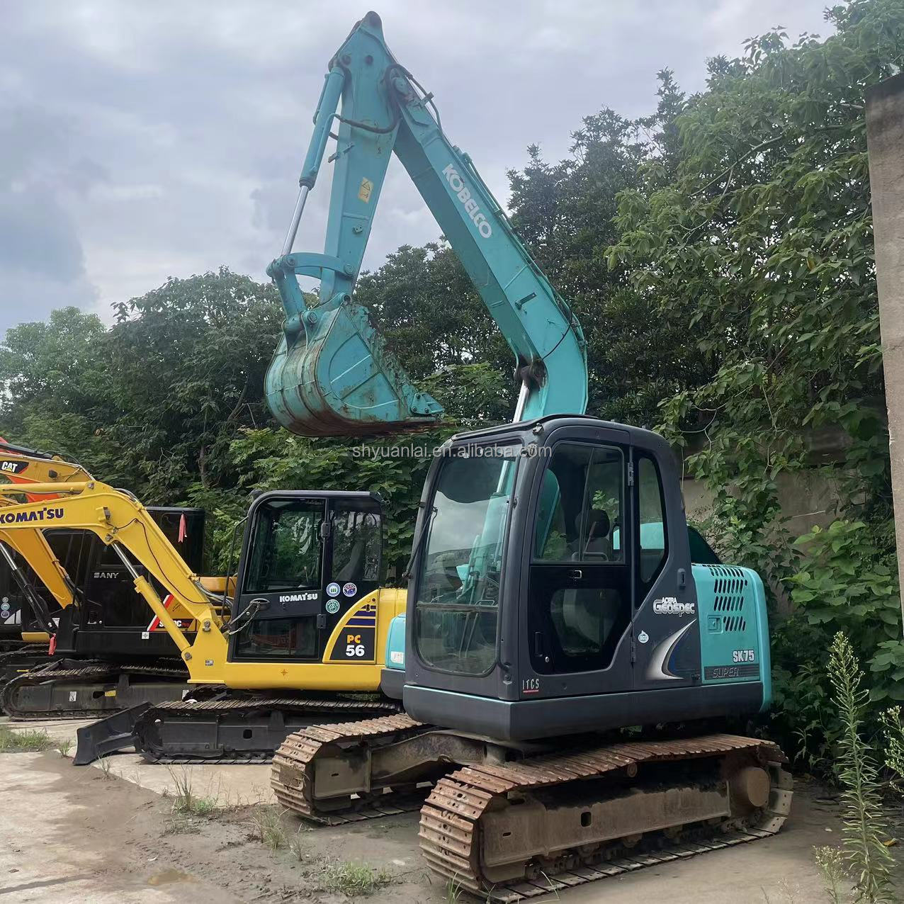 Core Components Used Kobelco SK75 Excavator Precision Transformers and Hydraulic Systems