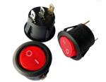 Diverse Color DVR Accessories , Car Truck Rocker Round Toggle LED Switch On -