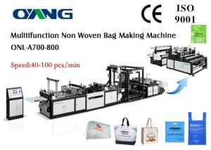 Quality Touch Screen Operation Full Auto Non Woven Bags Manufacturing Machine 30-100 gsm wholesale