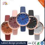 Wholesale Customization PU Watch Alloy Case Quartz Watch Fashion Watch Colorful