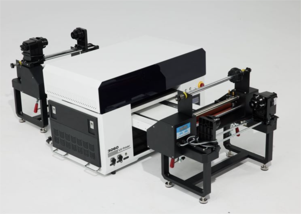 3060 UV Printer A3 Flatbed Printer for Roll to Roll Printing on Bottles and Stickers