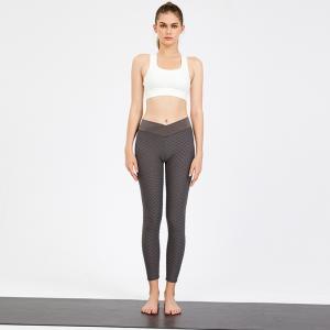 Quality Yoga Clothes 50% Spandex 50% Nylon Blended Ladies Workout Fit Pants And Tops wholesale