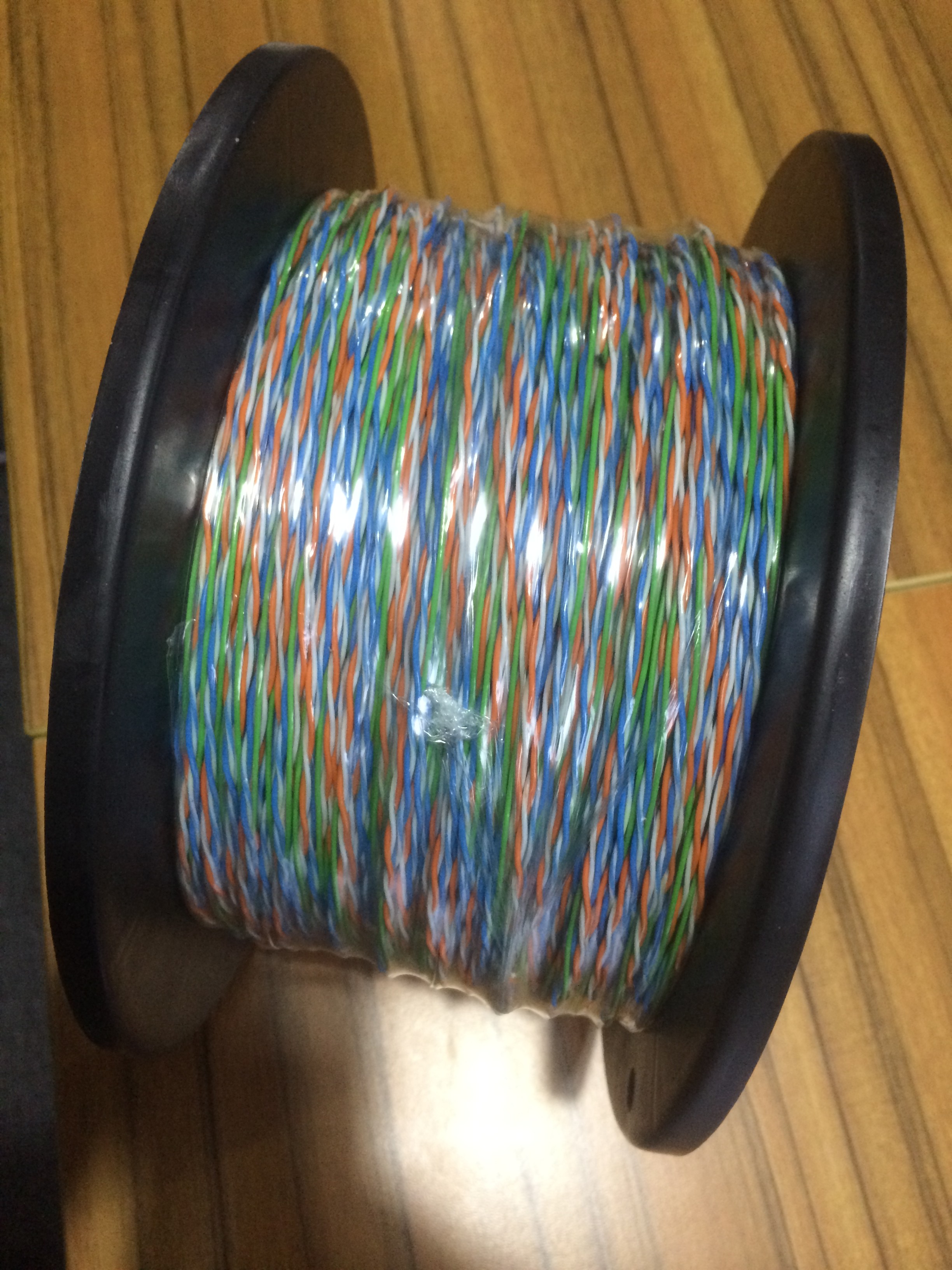 24 AWG 5 Core E1 Jumper Wire Cable CAT5E Network Cable for Internal Wiring