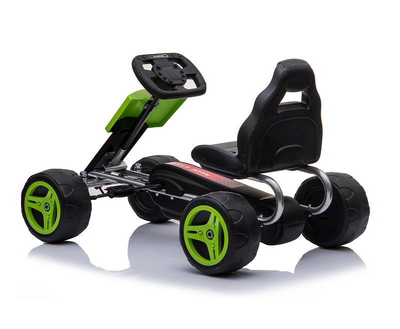 8 to 13 Years Range Adjustable Seats Children's Pedal Go-Kart Car with Front and Rear