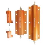 High Voltage Power canbus Load Resistor 12V 50W 200 ohm RX24 Gold Aluminum