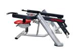 Red Cushion Elliptical Tube Exercise Plate Loaded Tricep Machine