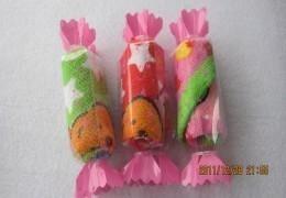 Cheap T/C Material Candy Packed Cake Towel (YT-1983) for sale