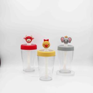 Quality Food Grade Safe BPA Free Unique Plastic Bottle , Shaped Reusable Tritan Water Bottle wholesale