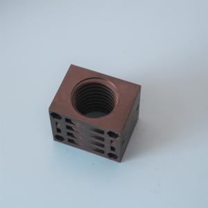 Quality Monforts Stenter Spare Parts Black PEEK Carbon Width Adjustment Nut Right Left 44*7 Standard Size wholesale