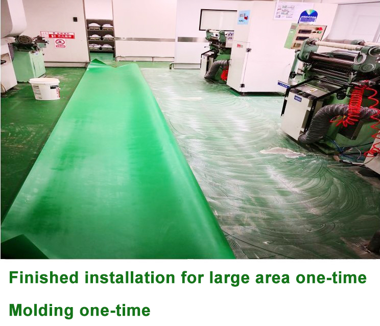 Anti Scratch PVC Plastic Flooring Rolls Vinyl Industry Flooring For Factories Warehouse