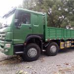Long Distance Cargo Transport Truck 8x4 With Single Line Air Assisted Brake