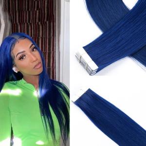 Quality Tangle Free Invisi Tape In Hair Extensions Colored Soft Silky wholesale