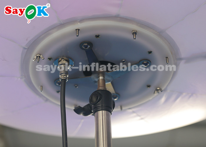 Durable 1.5m Giant Inflatable Balloon White Polyester For Exhibitions